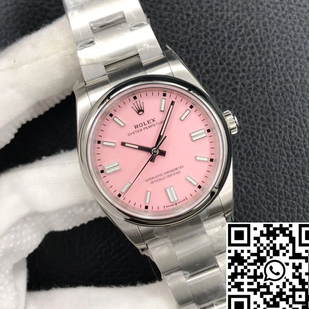 Pink Factory 36MM M126000-0008 EW Dial Oyster Candy Perpetual Rolex 0117